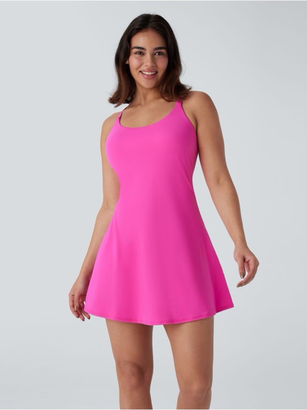 NWT Halara softlyzero plush Tennis Pickleball Active Dress L barbiecore skort